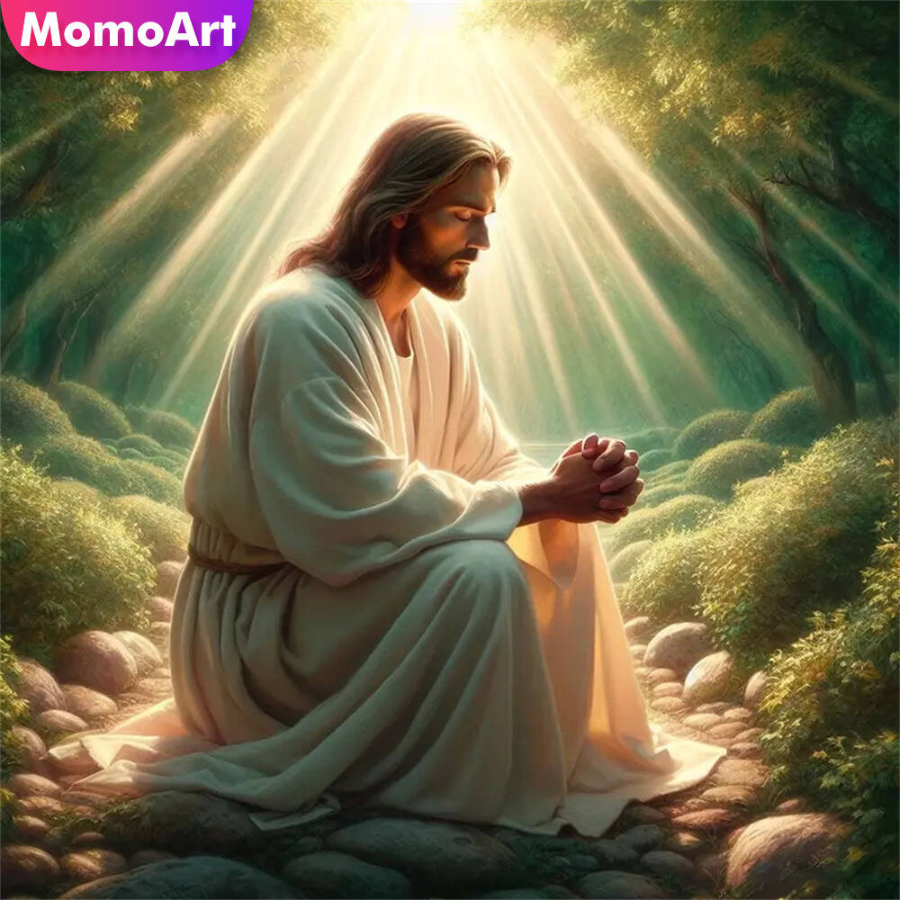Embroidery Jesus - Momoart Ayı Elmas Mozaik Hayvan Tam