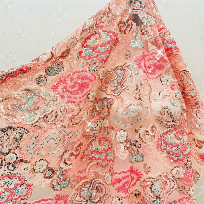 Embroidery Needle - 2 Yds/lot 130 cm Geniş Pembe