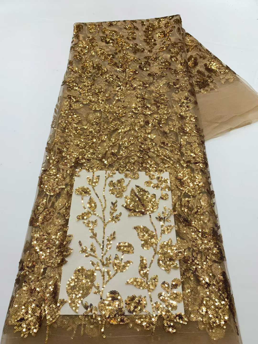 Afrika Dantel Kumaş Payetli Ni - Embroidery Net Fabric incelemesi ve fiyatı