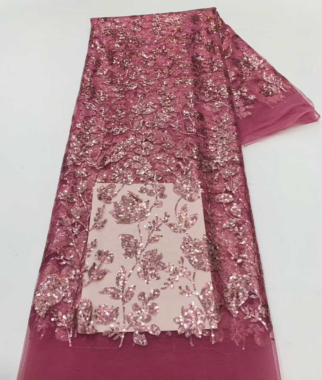 Afrika Dantel Kumaş Payetli Ni - Embroidery Net Fabric incelemesi ve fiyatı