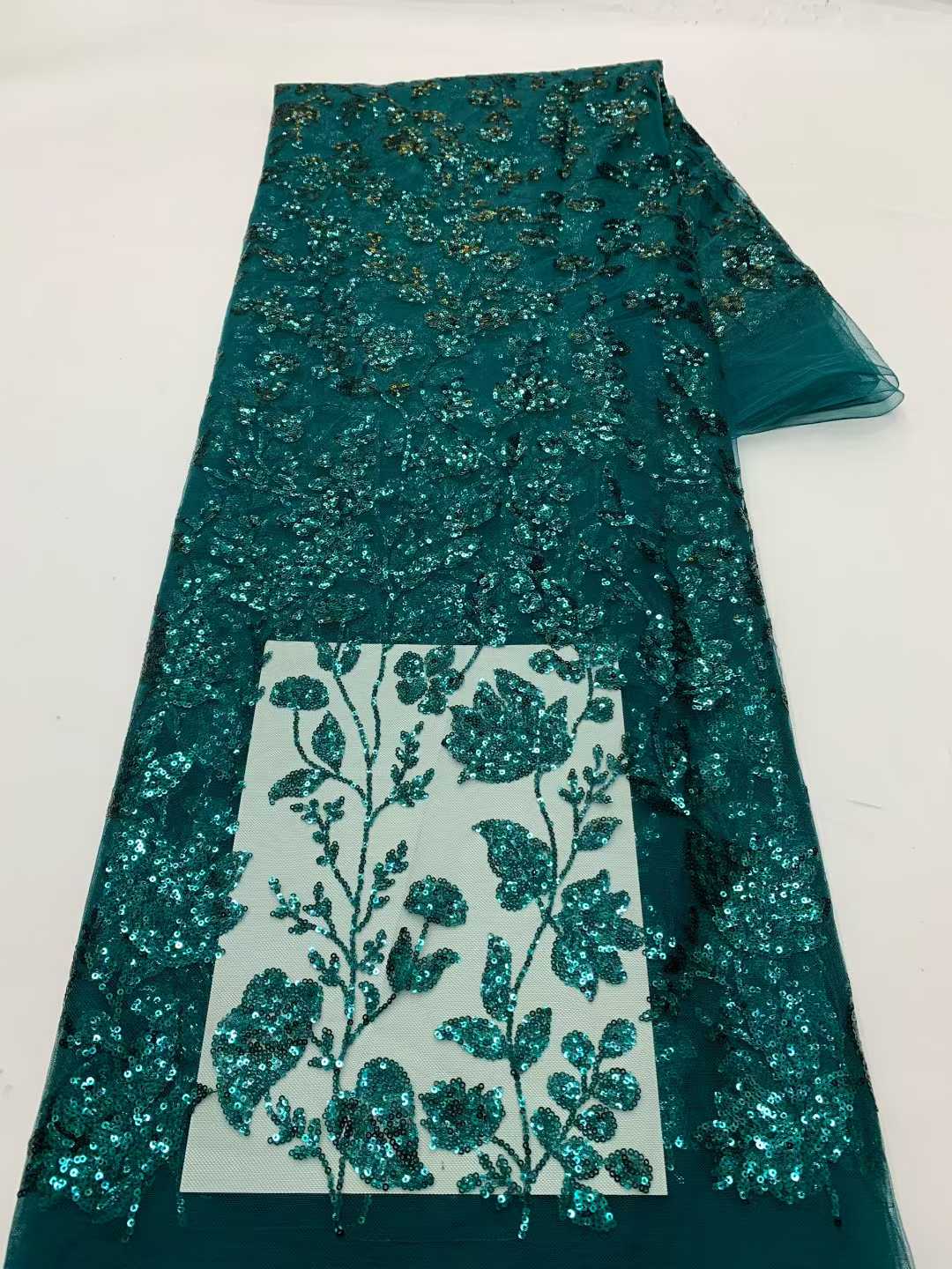 Afrika Dantel Kumaş Payetli Ni - Embroidery Net Fabric incelemesi ve fiyatı