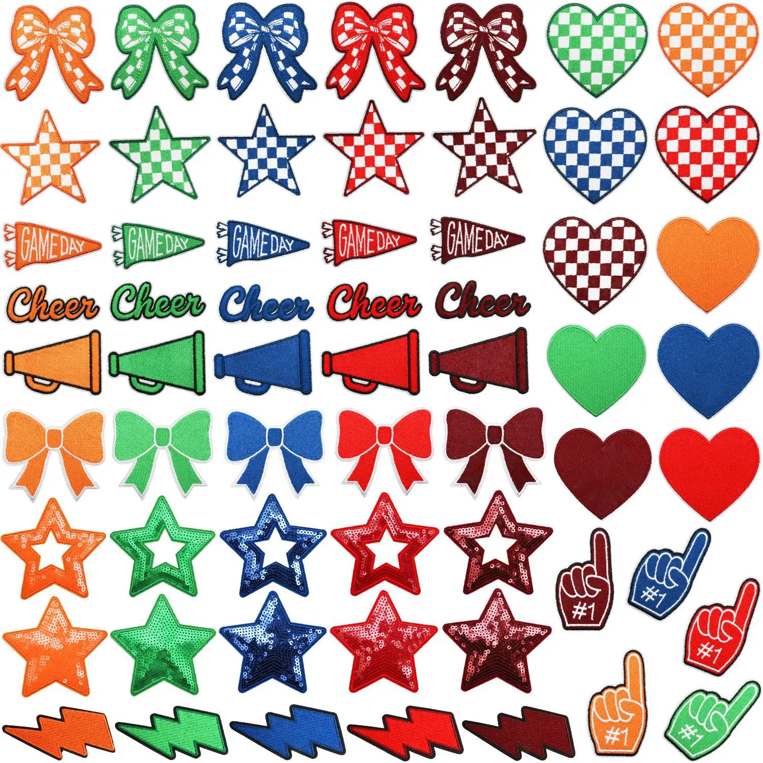 1 adet üç renkli aşk yıldızı n - Embroidery Design Love incelemesi ve fiyatı