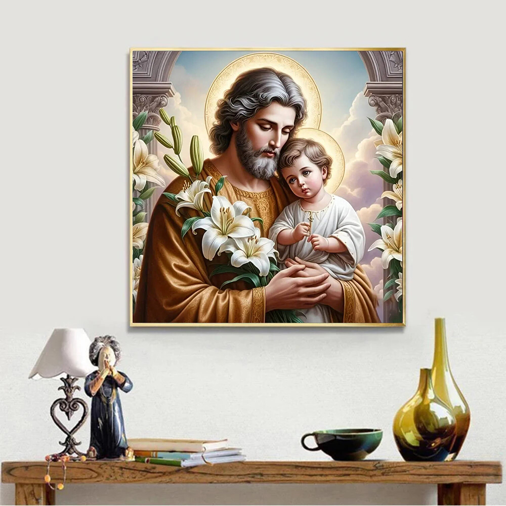 İsa Din Elmas Boyama Çapraz di - Embroidery Jesus incelemesi ve fiyatı