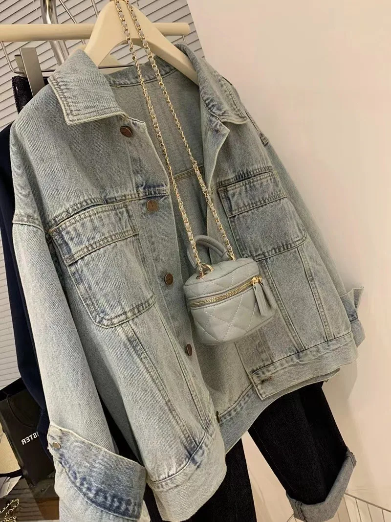 Denim Ceket Kadın Y2k İlkbahar - Embroidery Gothic incelemesi ve fiyatı