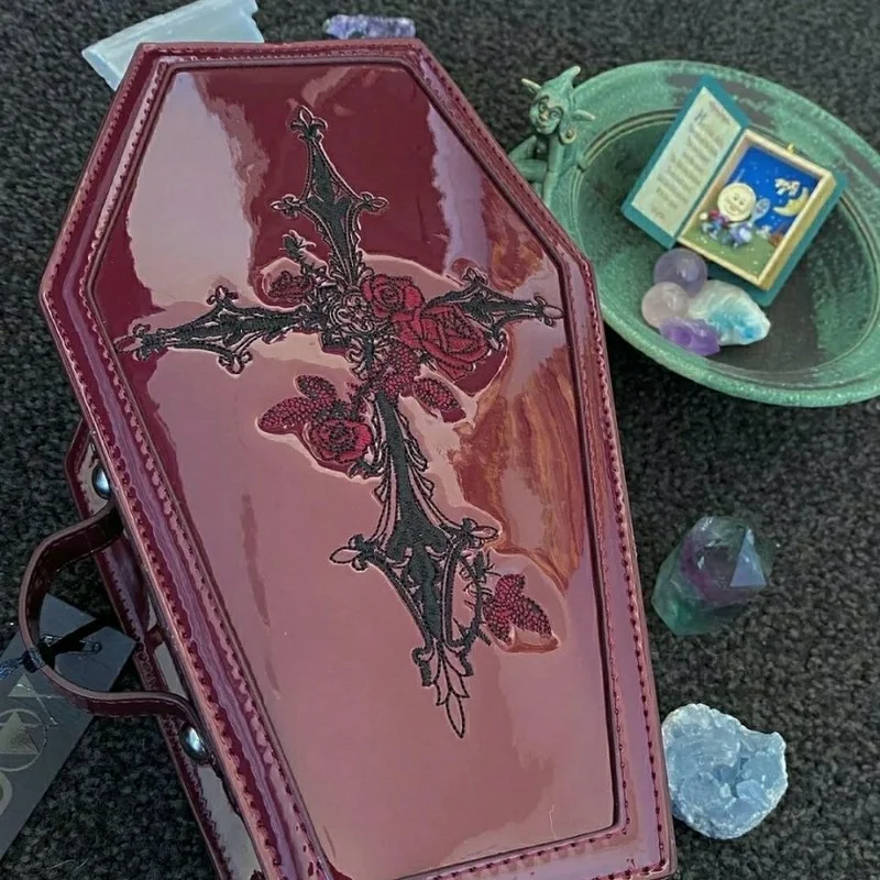 Harajuku Y2K Lolita Çanta Cosp - Embroidery Gothic incelemesi ve fiyatı