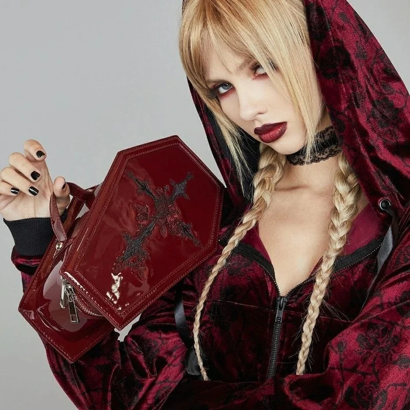 Harajuku Y2K Lolita Çanta Cosp - Embroidery Gothic incelemesi ve fiyatı