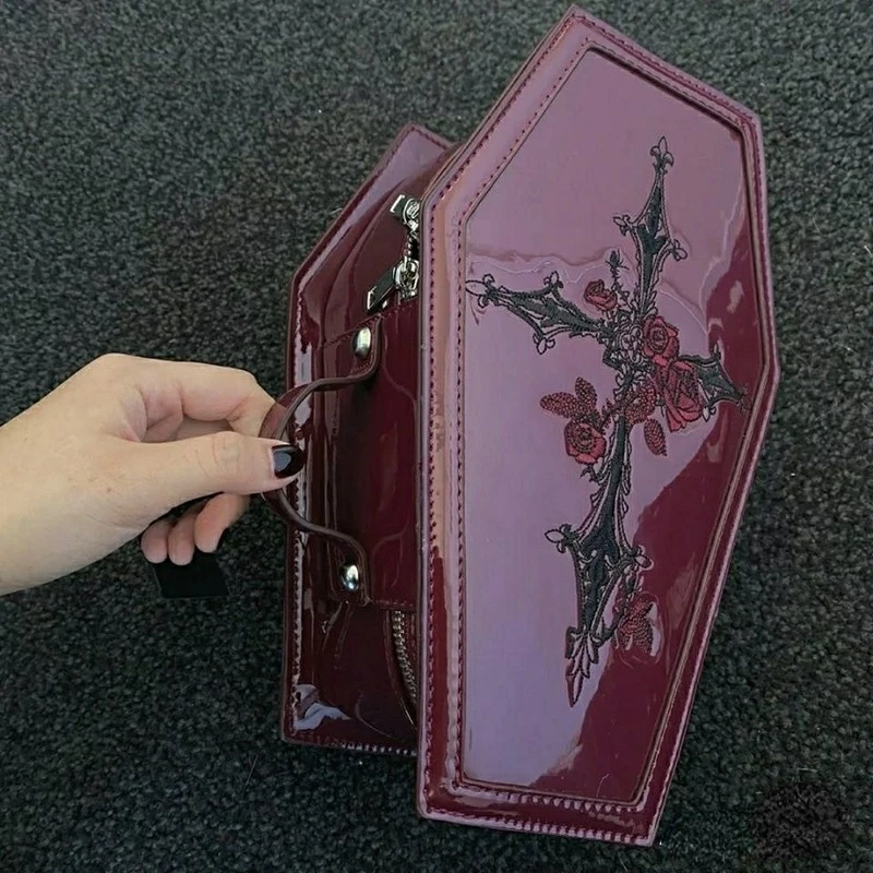 Harajuku Y2K Lolita Çanta Cosp - Embroidery Gothic incelemesi ve fiyatı