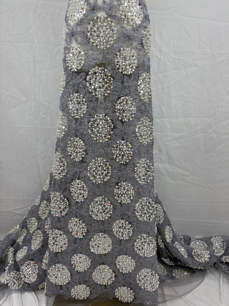 Lüks Payetli Dantel Kumaş, Yük - Embroidery Net Fabric incelemesi ve fiyatı