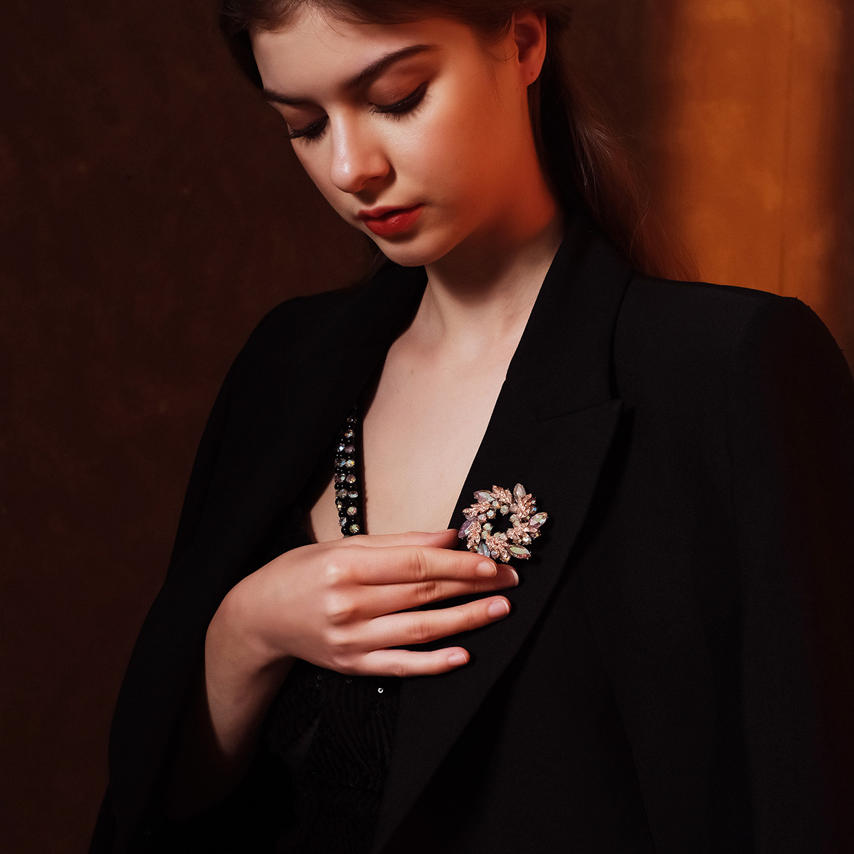 Inci broş Pin kar tanesi High- - Embroidery Kaftan incelemesi ve fiyatı