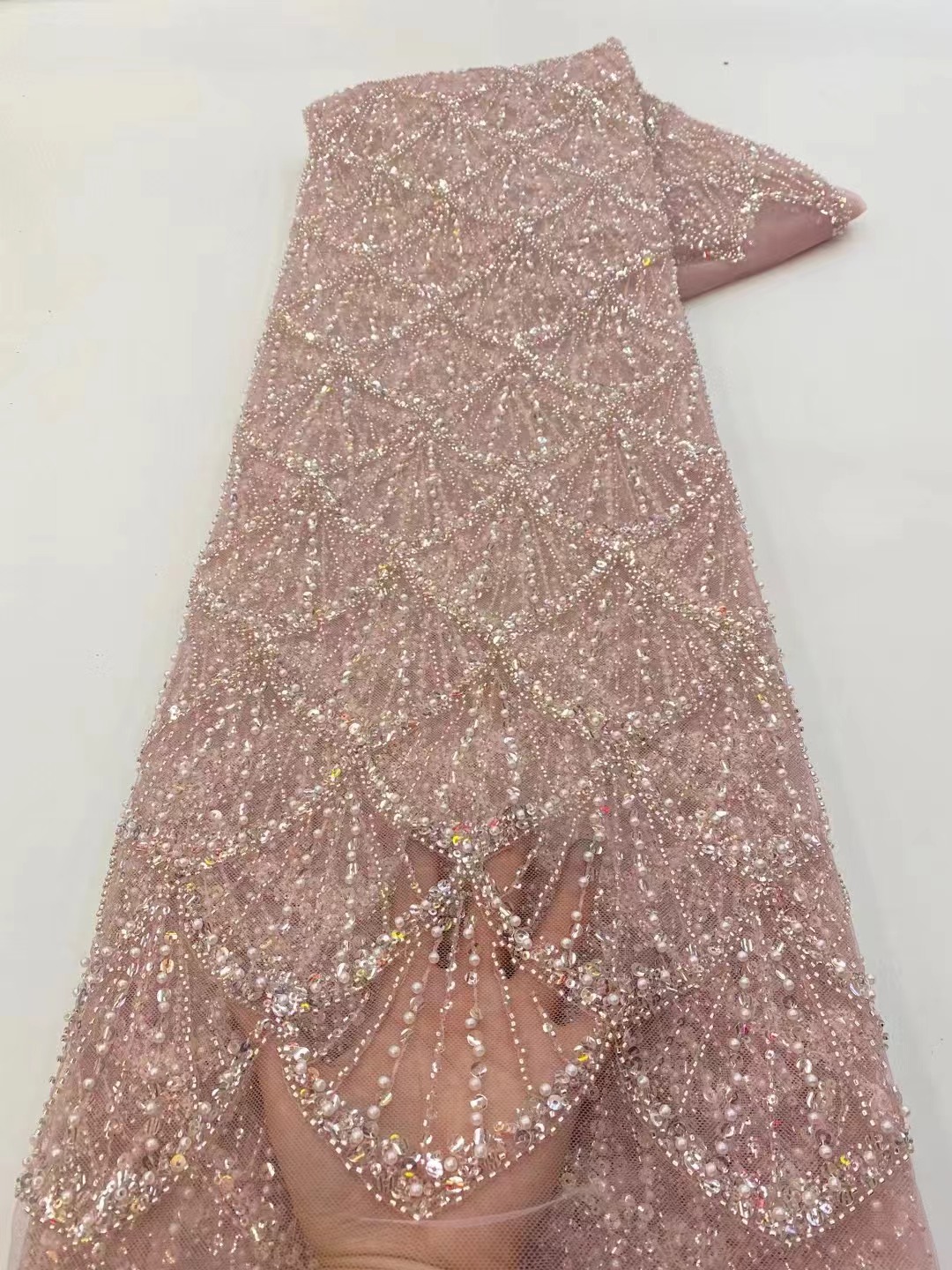 Afrika Tül Dantel Kumaş 2026 F - Embroidery Net Fabric incelemesi ve fiyatı