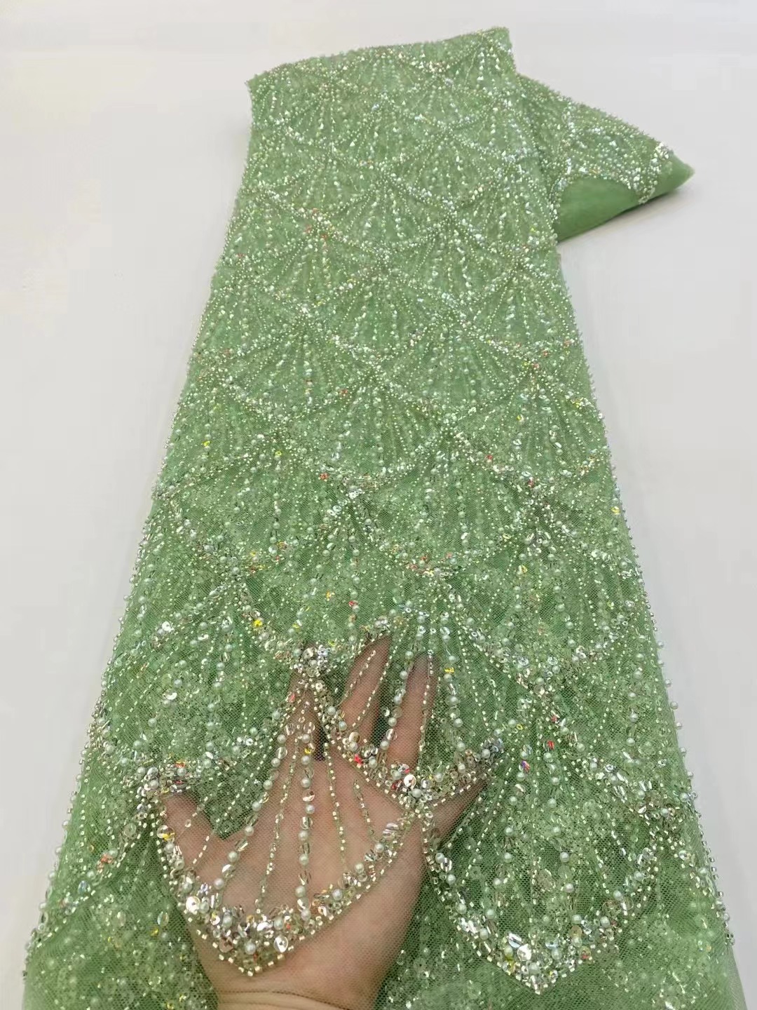 Afrika Tül Dantel Kumaş 2026 F - Embroidery Net Fabric incelemesi ve fiyatı