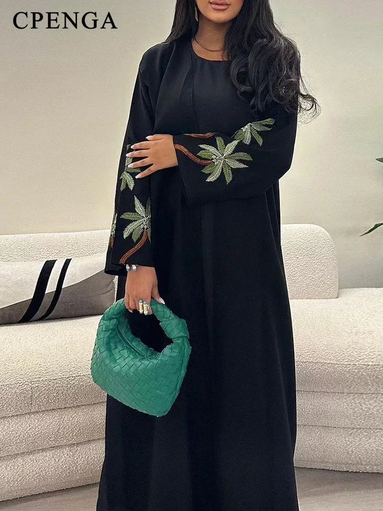 Eid ramazan siyah müslüman müt - Embroidery Kaftan incelemesi ve fiyatı