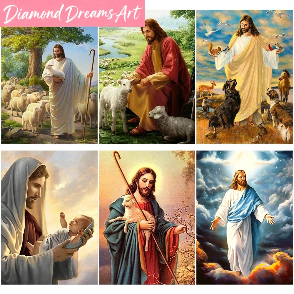 Çerçevesiz, DIY Hristiyan Elma - Embroidery Jesus incelemesi ve fiyatı