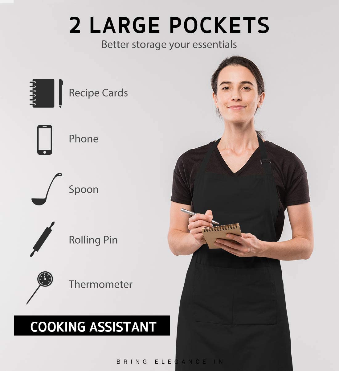 18 Renk Özel LOGO Önlükleri Ka - Embroidery Kitchen incelemesi ve fiyatı