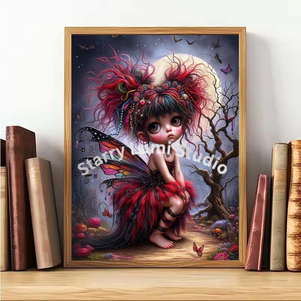 5D Elmas Boyama Seti Gotik Kız - Embroidery Gothic incelemesi ve fiyatı