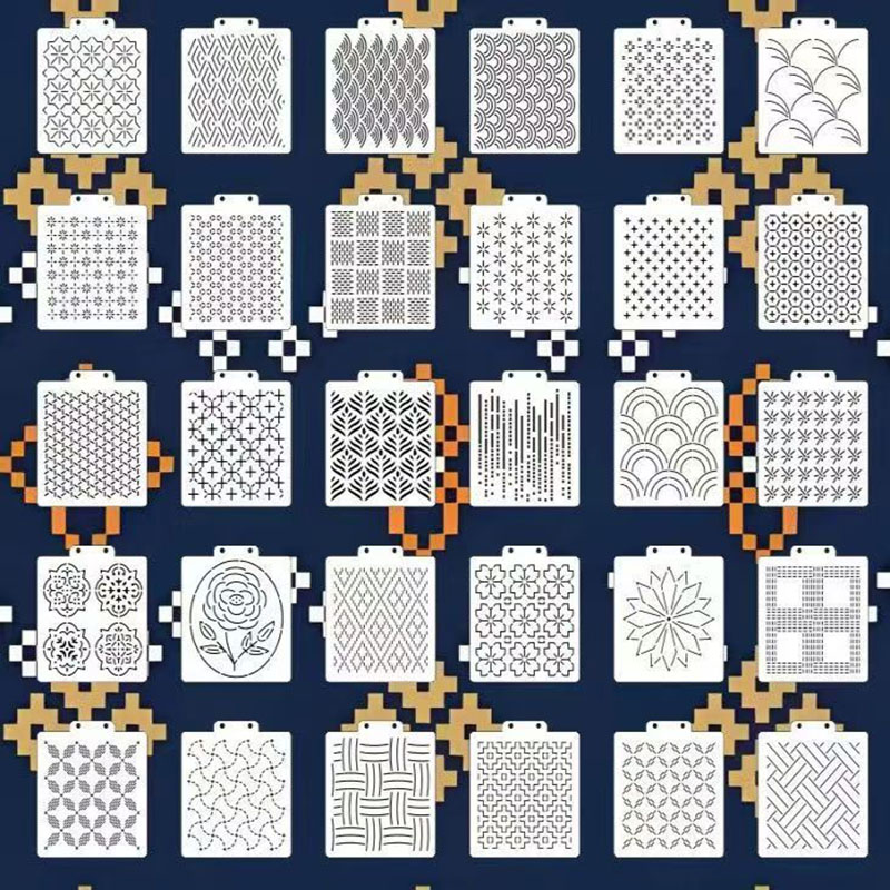 30 Adet Sashiko Şablon Seti, P - Embroidery Quilting incelemesi ve fiyatı