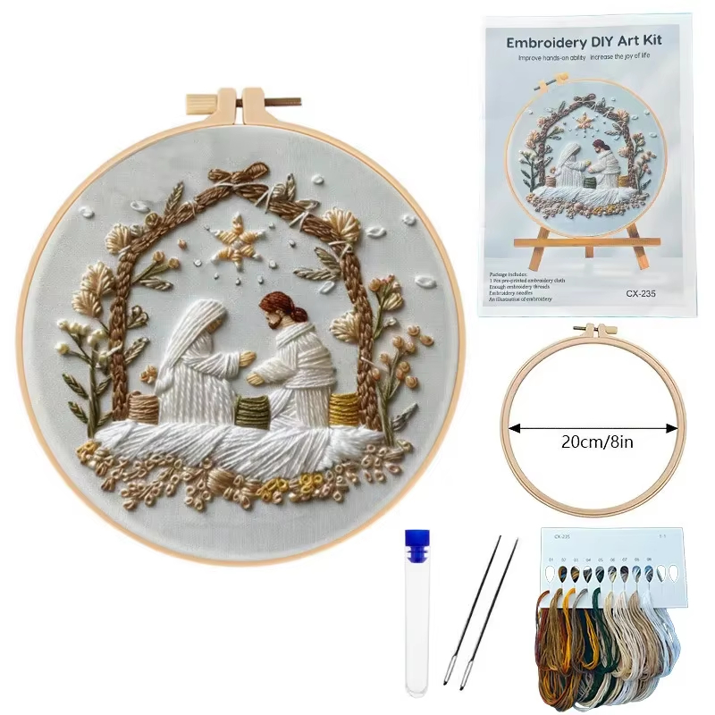 İsa'nın Doğuşu Noel Nakış Kiti - Embroidery Jesus incelemesi ve fiyatı