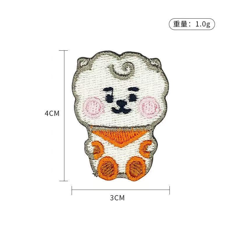 BT21 çizgi film sevimli nakışl - Embroidery Patch incelemesi ve fiyatı