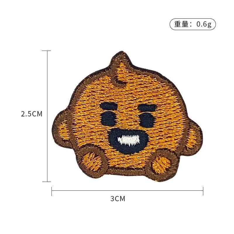 BT21 çizgi film sevimli nakışl - Embroidery Patch incelemesi ve fiyatı