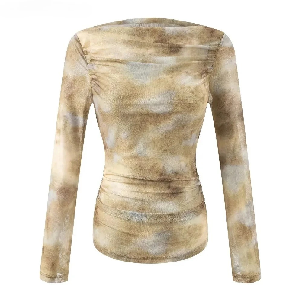 2025 Seksi Tie-Dye Baskılı Büz - Embroidery Fashion incelemesi ve fiyatı