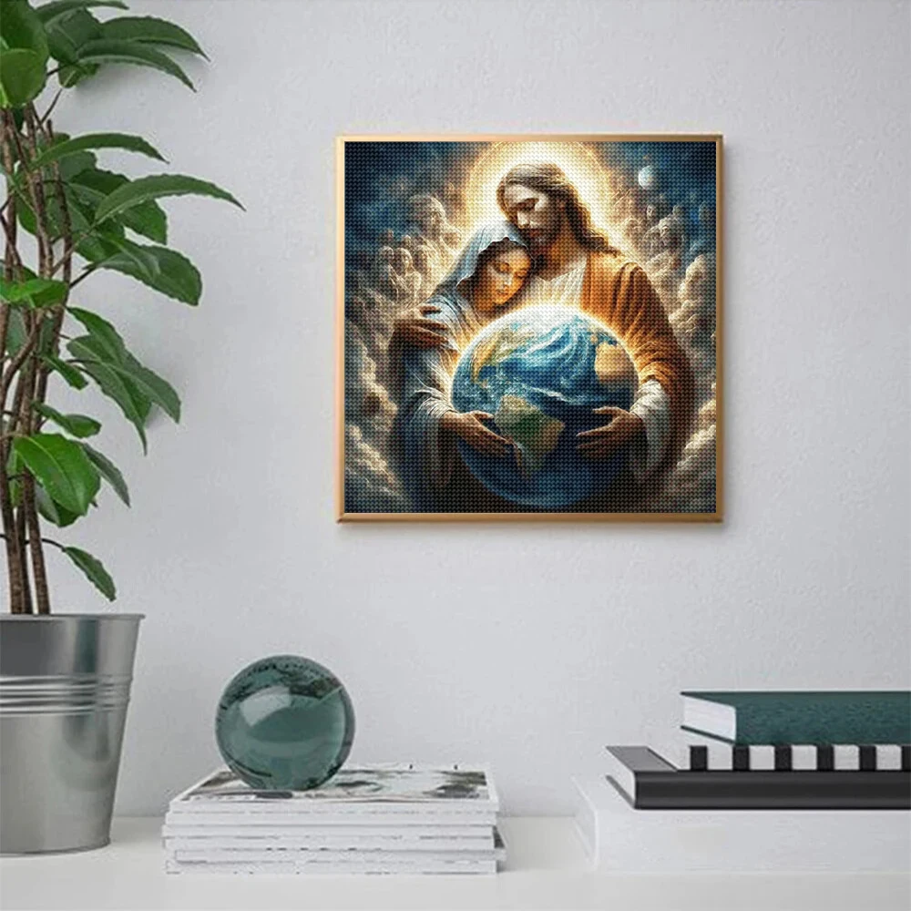 5D DIY Elmas Boyama Portre İsa - Embroidery Jesus incelemesi ve fiyatı