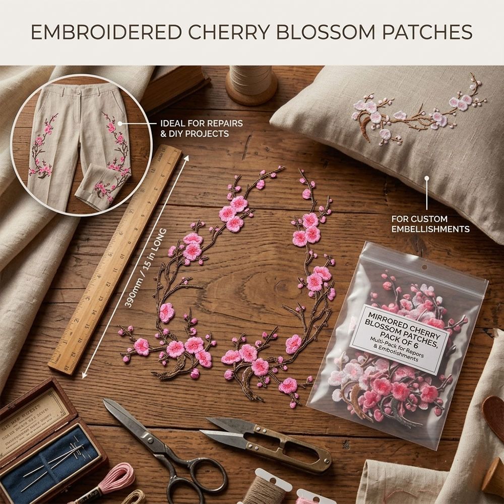 Kendin Yap Kiraz Çiçeği Ütüyle - Embroidery Patch incelemesi ve fiyatı