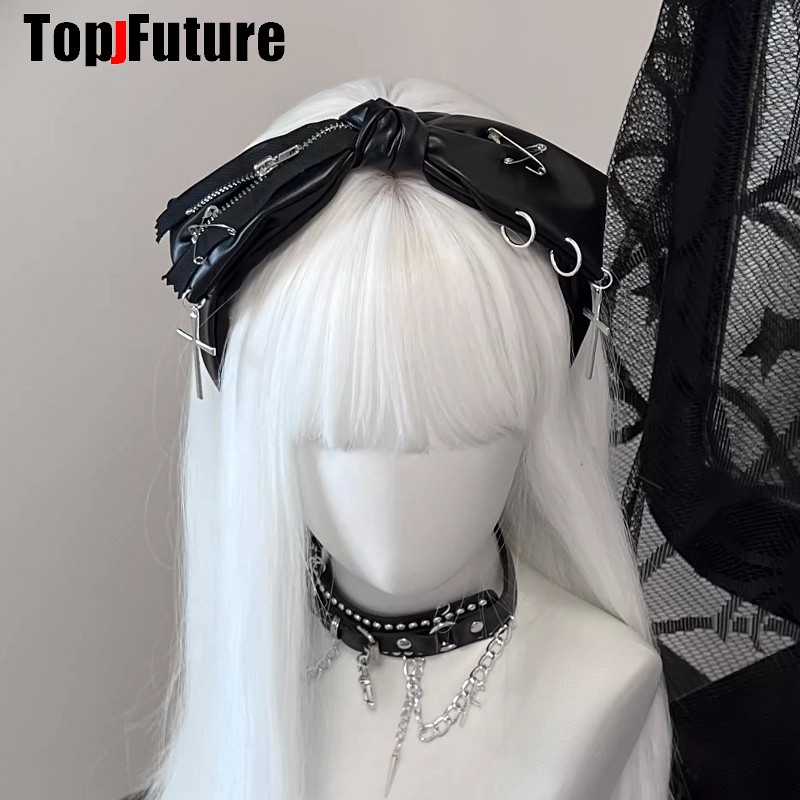 Gotik Yay Deri Harajuku Punk F - Embroidery Gothic incelemesi ve fiyatı