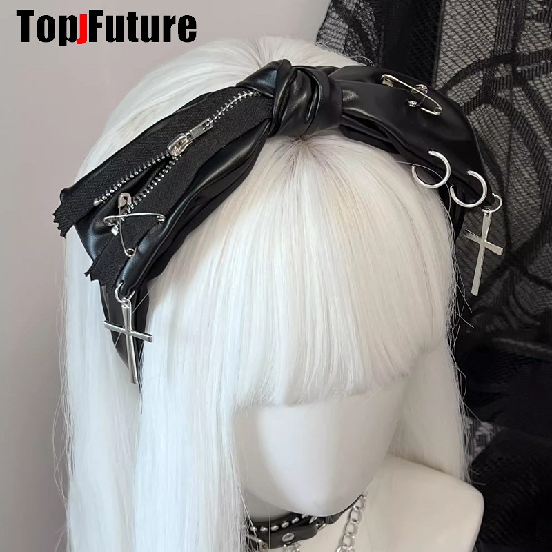 Gotik Yay Deri Harajuku Punk F - Embroidery Gothic incelemesi ve fiyatı