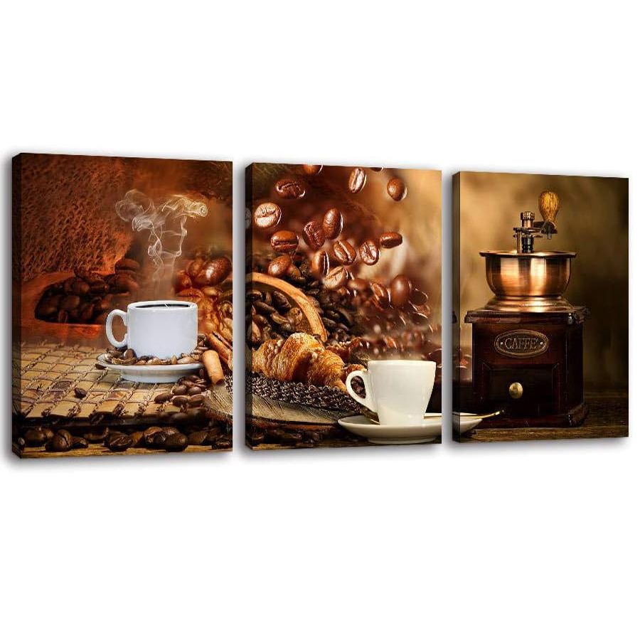 Kahve temalı elmas boyama mutf - Embroidery Kitchen incelemesi ve fiyatı