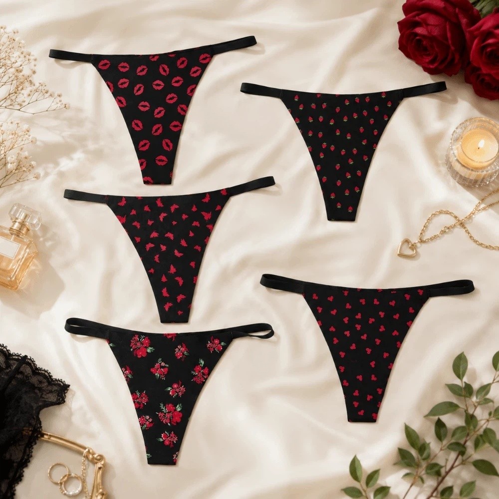 Zarif Dikişsiz Kadın Tanga Düş - Embroidery Lips incelemesi ve fiyatı