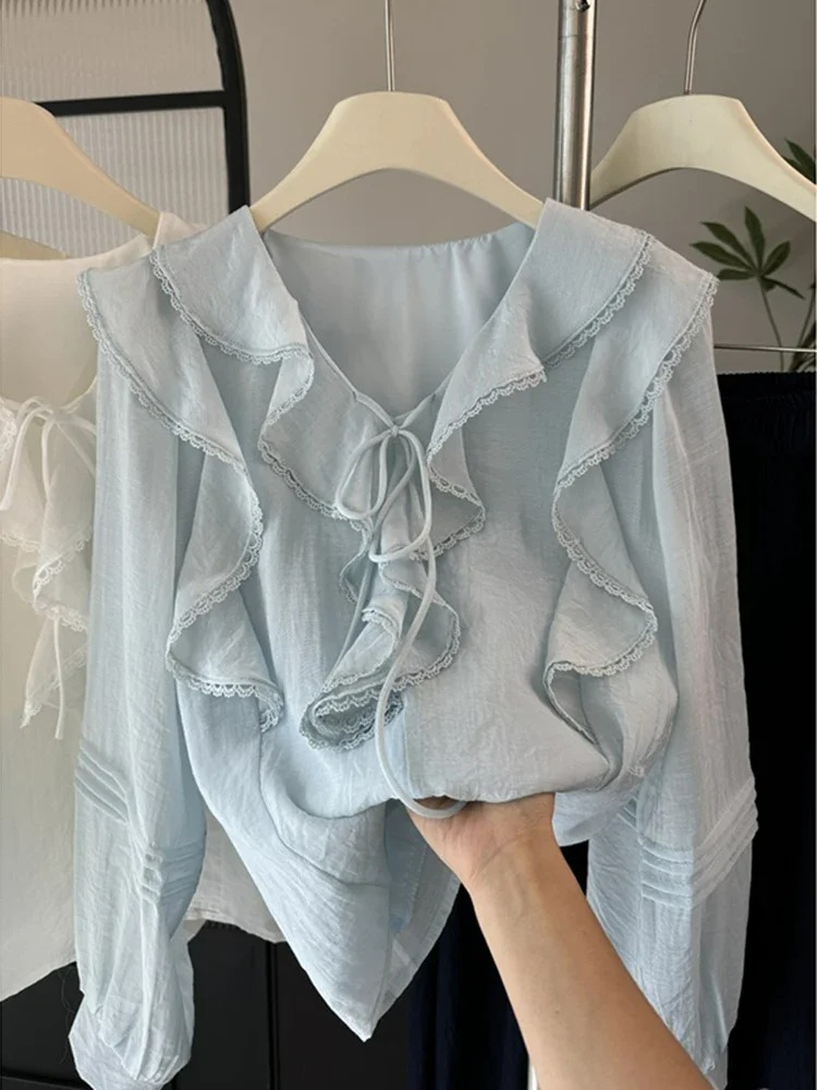 Fransız V Yaka Şık Uzun Kollu  - Embroidery Fashion incelemesi ve fiyatı