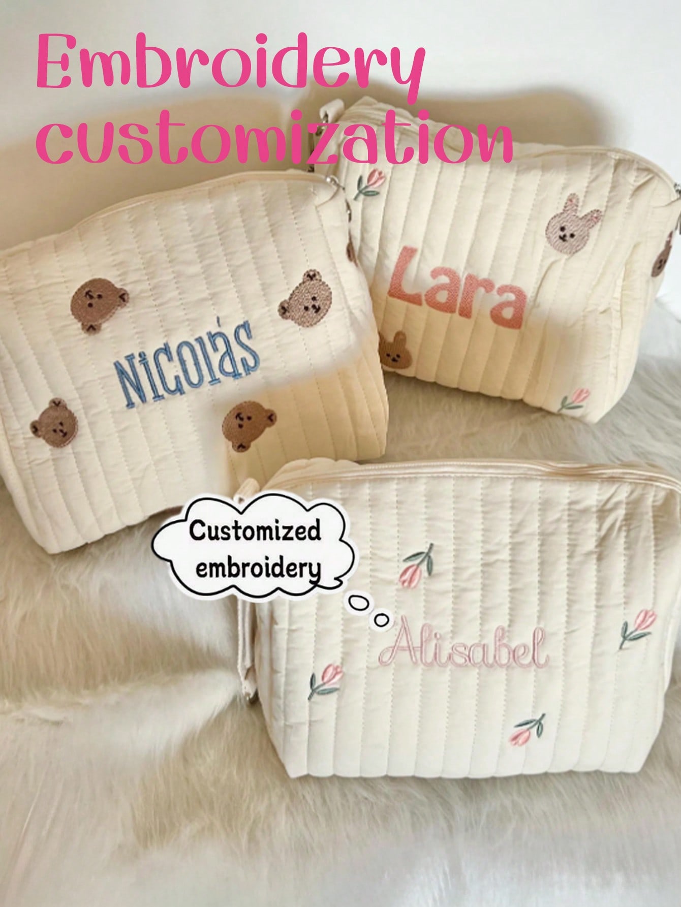 Özel İsim Nakışlı Bebek Bezi Ç - Embroidery Names incelemesi ve fiyatı